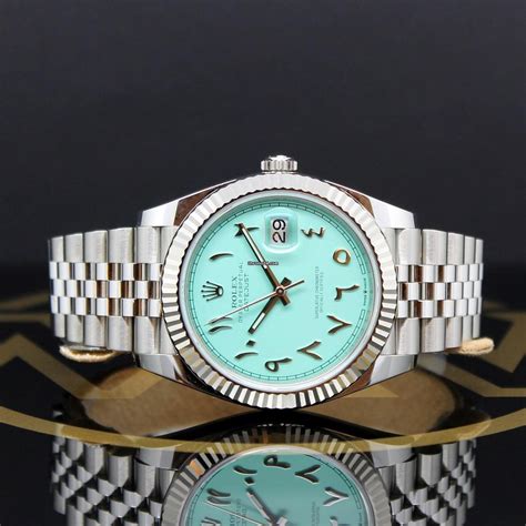 rolex arabic numerals|rolex tiffany arabic dial.